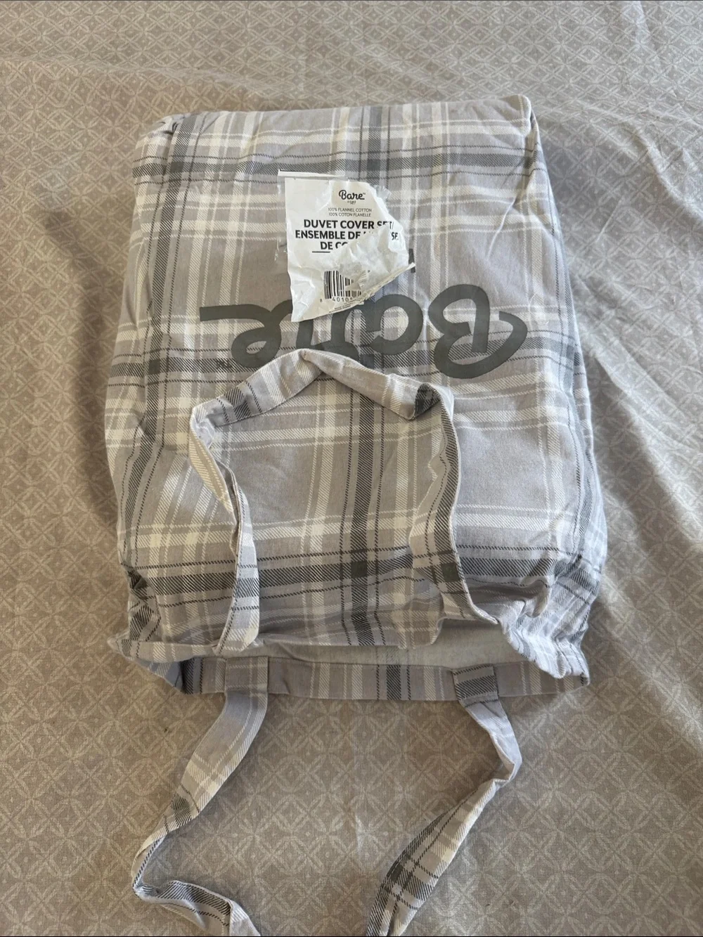Bare Home Flannel Duvet Cover Set (Twin/Twin XL, Glencoe Tartan Plaid) 100% Cott